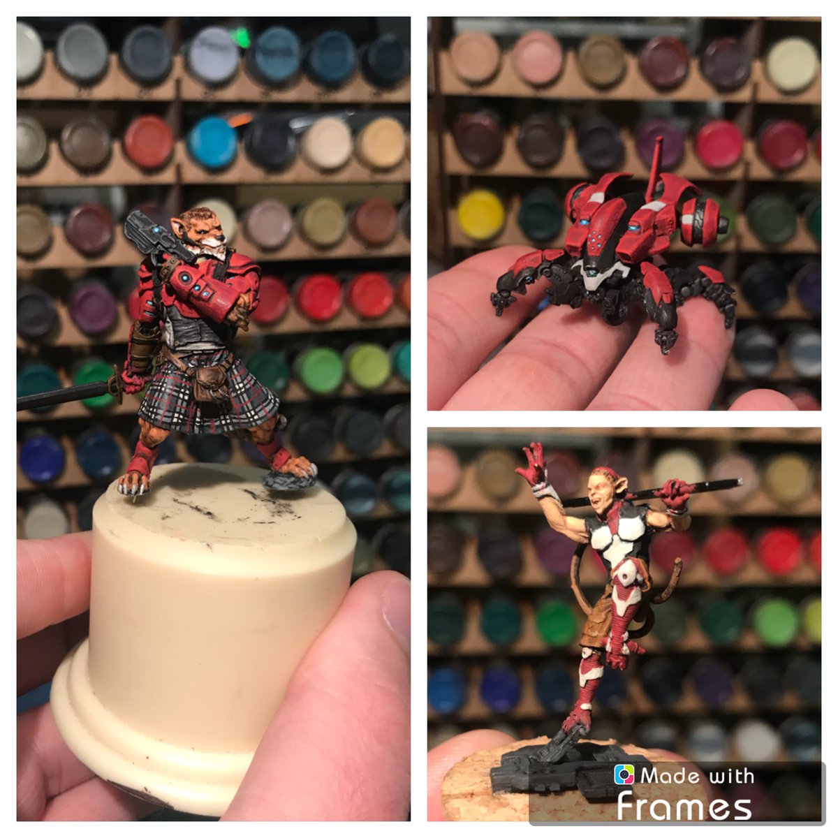 ponty_painter's tweet photo. @ElementGames_ A few pieces in my paint table at the moment for my nomads @InfinityTheGame #elementwip https://t.co/JuLtMrJwBO