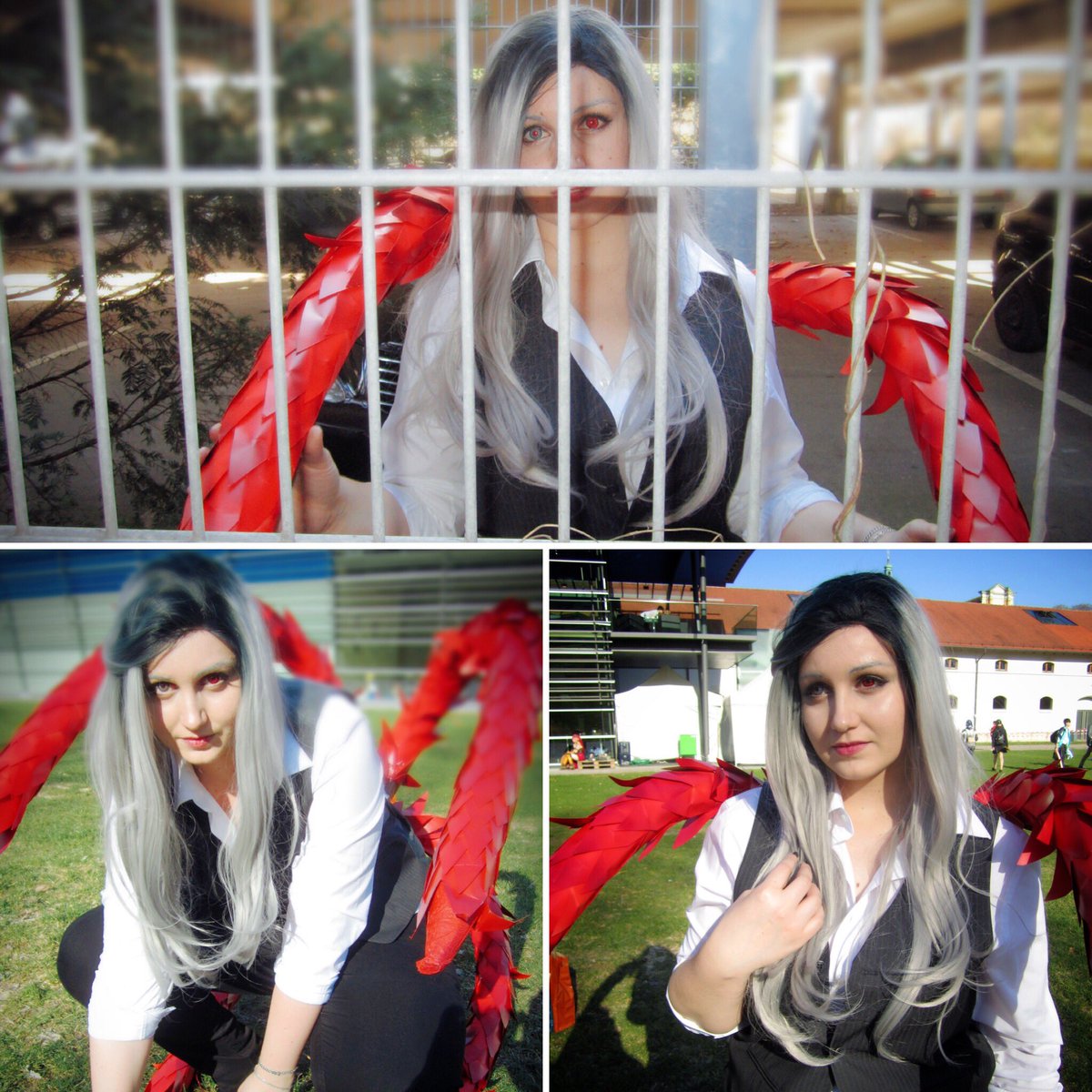 Yonah_Cosplay's tweet photo. Some more female kaneki （＾ω＾）
.
.
.
#cosplay #cosplayer #germancosplay #contactlenses #circlelenses #wig #makeup #tokyoghoul #tokyoghoulcosplay #kanekiken #femalekaneki https://t.co/ptuM5p0kcJ