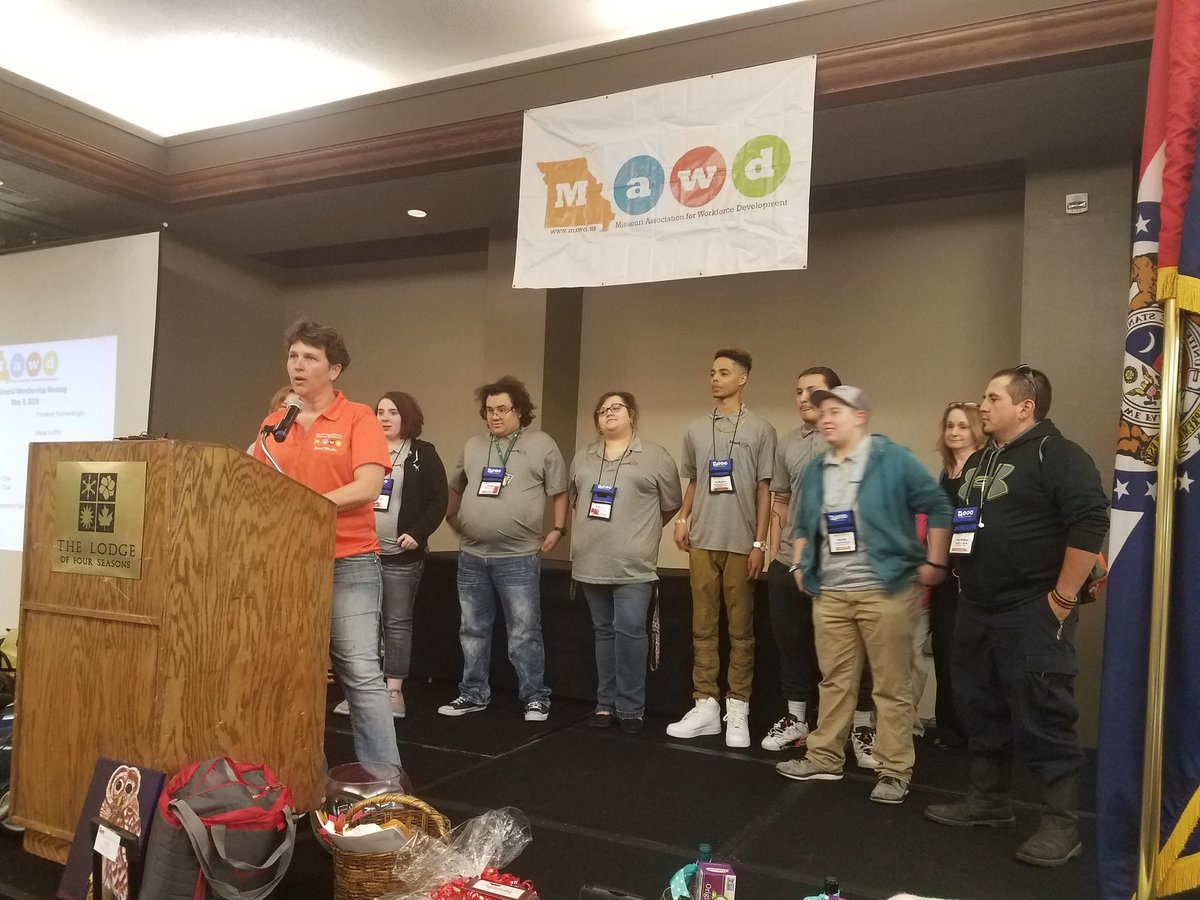 MO_WkDev's tweet photo. Thank you to Youth180 for their work at #MAWD2018 https://t.co/a3aOM1mPQt