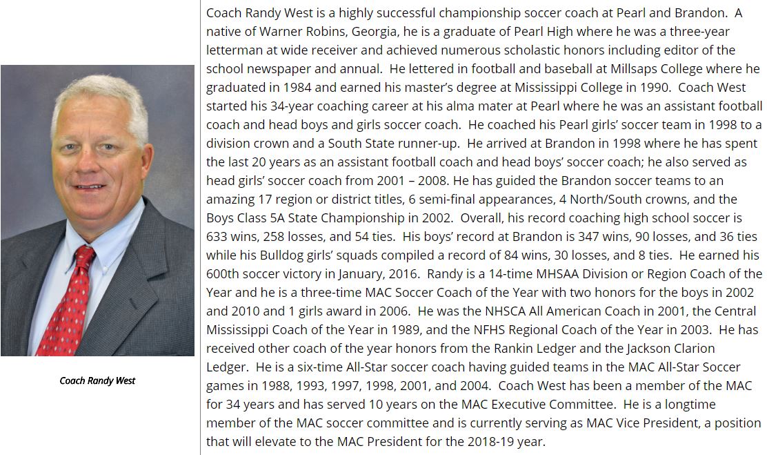 MACoaches's tweet photo. Coach Randy West
2018 MAC Hall of Fame Inductee https://t.co/IzhfpWqa1P