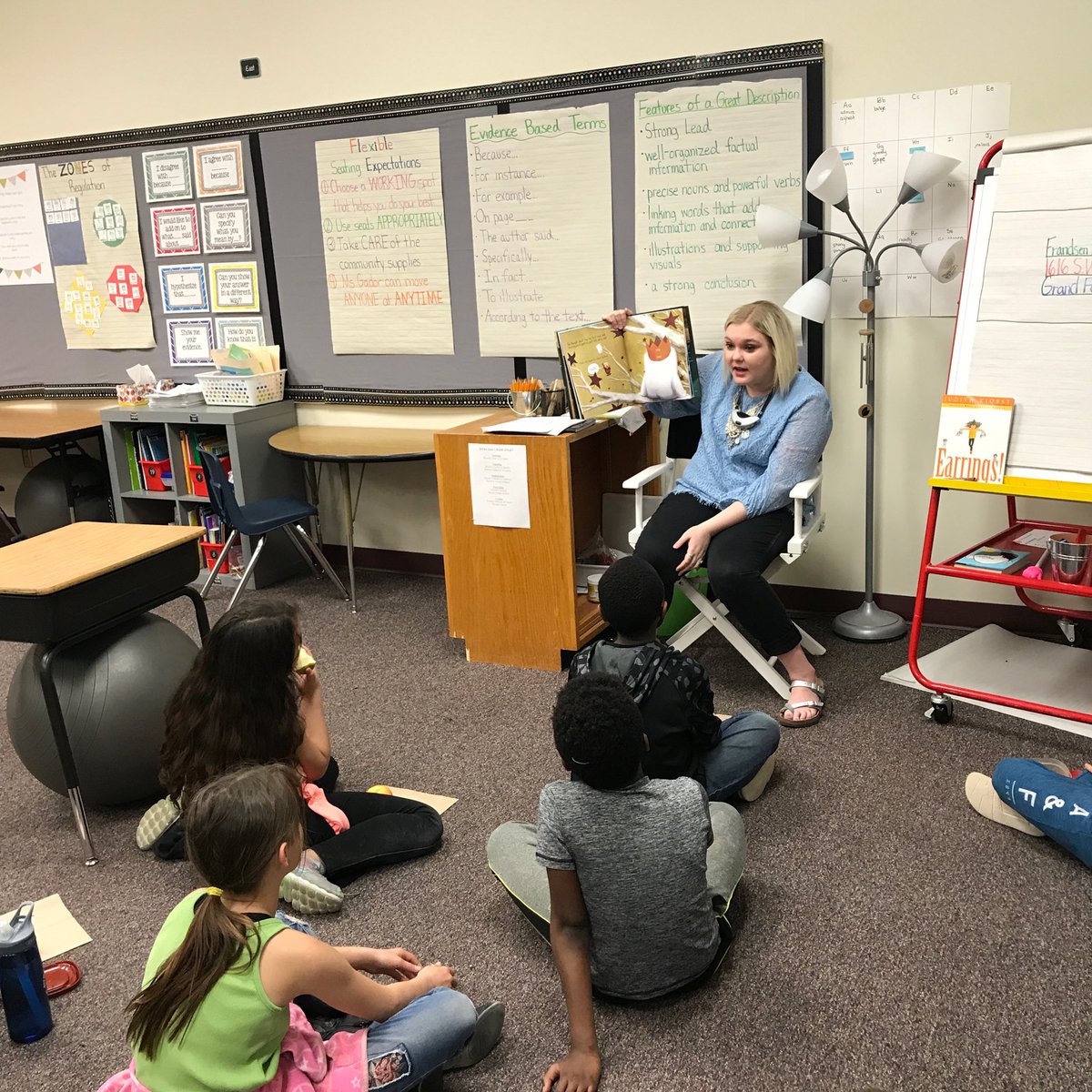 LABridgeford3's tweet photo. Today is our student teacher Miss Linnell’s last day. Our class is really going to miss her these last few weeks of school! #gfpsla https://t.co/Pr9c2aofxo