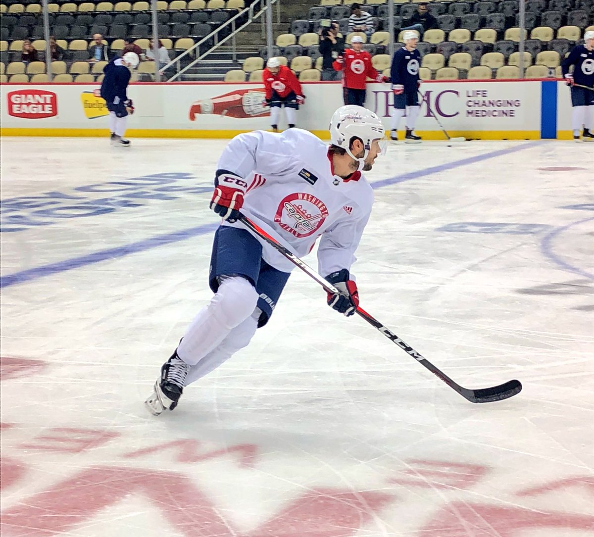 .<a href="/shane_gersich9/">Shane Gersich</a> slated to make his #StanleyCup Playoff debut tonight in Game 4. #ALLCAPS