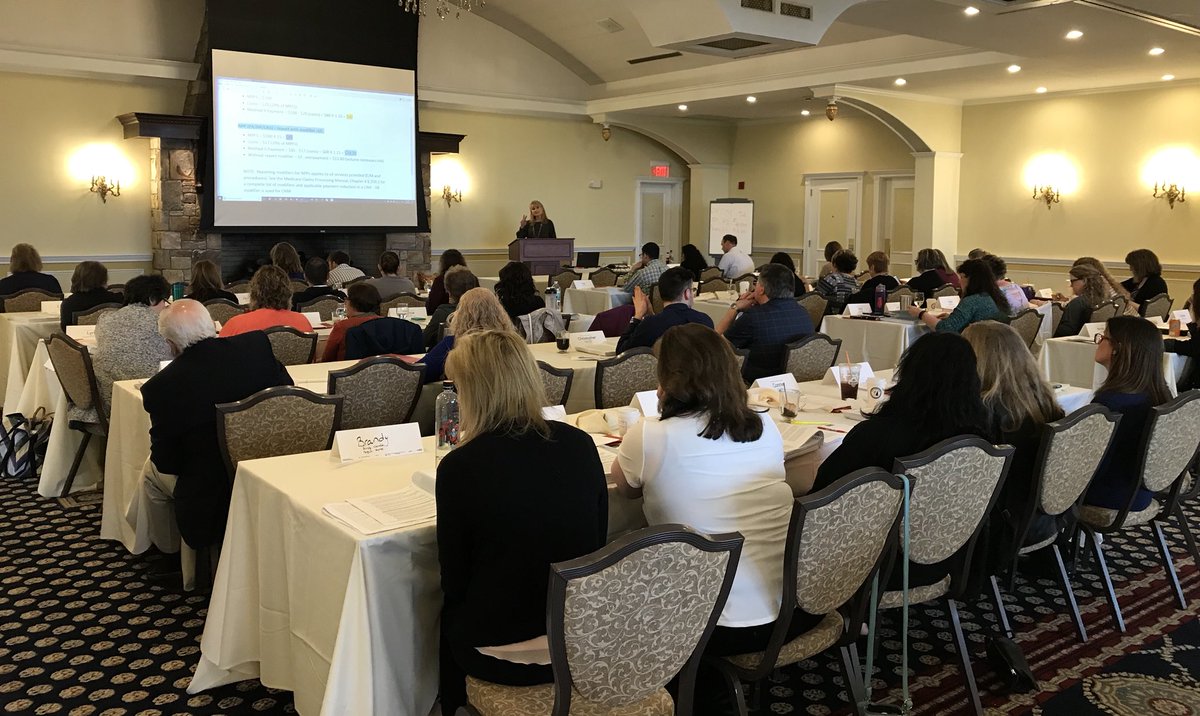 Patient Financial Service teams from across #NH attending #Medicare Bootcamp for #CriticalAccessHospitals @NHHospitals