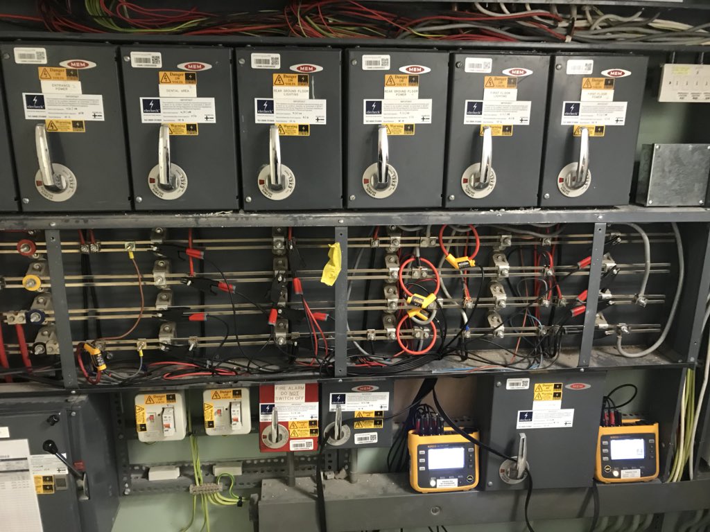 Bells Power Services Ltd <a href="/BellsPowerLtd/">Bells Power Ltd</a> fitting data loggers to an NHS Breast screening centre enabling them to decide on the best way to upgrade their mammogram