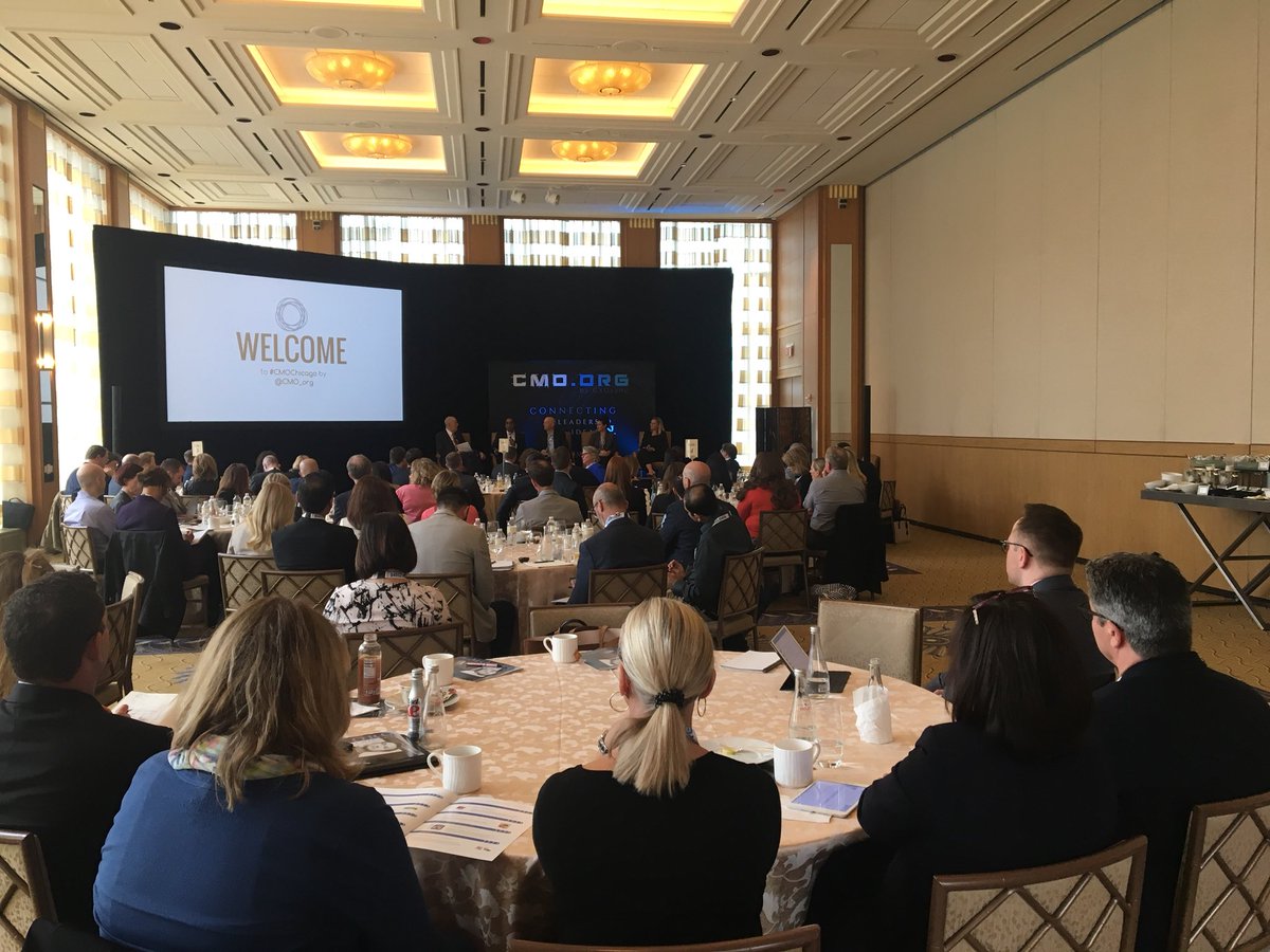 CXOsync_ArjunW's tweet photo. Kicking of #CMO.org in Chicago! Welcoming the Marketing Leaders who are taking stage for our predictions panel! @ThePeninsulaChi   is where the who’s who of Marketing that have gathered for a day full of discussion &amp; networking. #martec #CMO #icrossing #inmoment #valid https://t.co/EojOxip7ra