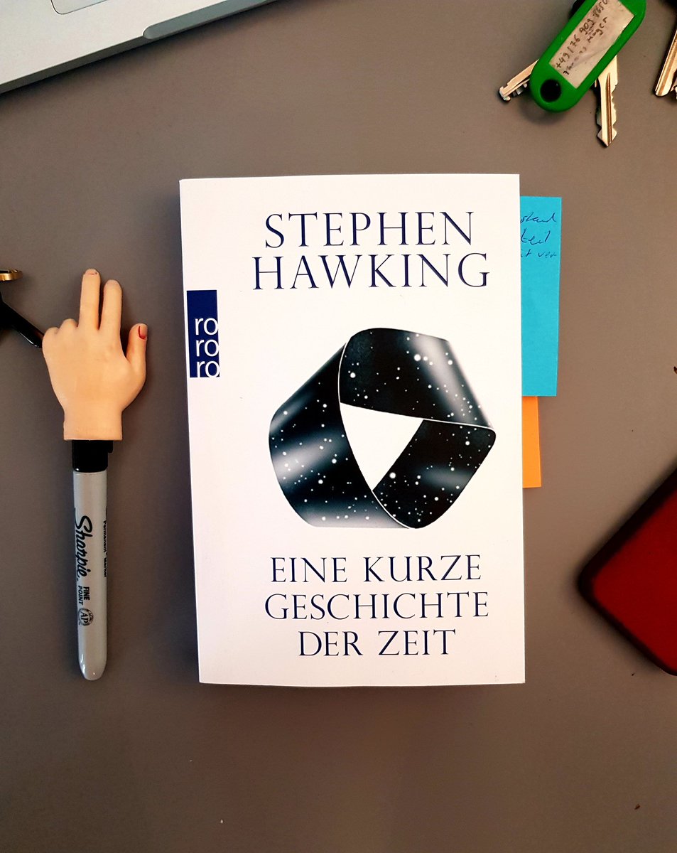 ColorfyDesign's tweet image. This week&apos;s #colorfyreads is an oldie but a goodie. Our interaction dezzigner (his spelling) Thomas is tackling Stephen Hawking&apos;s arguably most famous work, #abriefhistoryoftime. &quot;It&apos;s heavy, and hard to understand, but when I do get something it&apos;s flabbergasting&quot; - Thomas