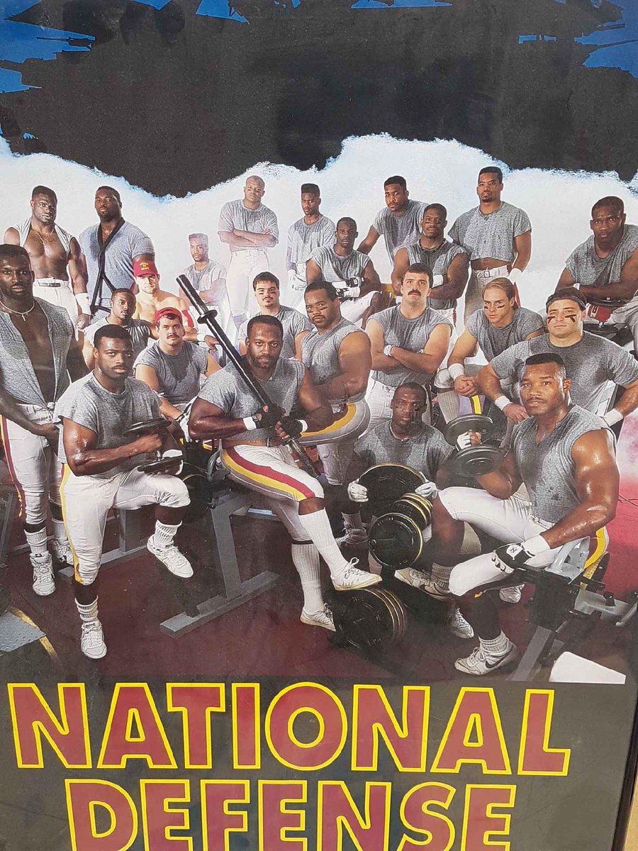 BradEdwards5's tweet photo. .@darrellgreen28 remember this one! 1991 @Redskins version of the Super Bowl shuffle #tbt National Defense! #HTTR https://t.co/sDVJMjhkX5