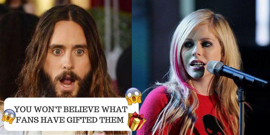 IAWTreble's tweet photo. The most unreal gifts ever sent to a celebrity.... you will have to wait and see 👀👀 releasing @7pm 🤢😱 #podcast #musicpodcast #itaintworththetreble  #unrealgifts #shocking #jaredleto #jlo #MileyCyrus #music #AvrilLavigne #celebrities #Rihanna #students #studentlife #newepisode https://t.co/HSDFmLaLr2