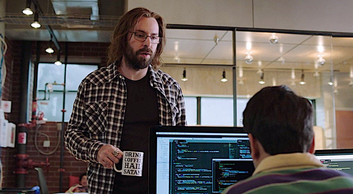 look_human's tweet image. So fun to see our Hail Satan mug on Silicon Valley! 🎥
Who else is obsessed with this show?!
#LookHuman