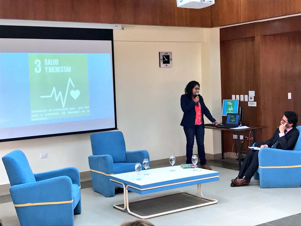 utpl's tweet photo. . @anisandel menciona que la  prioridad es generar estrategias para una vida sana y llena de bienestar. #ObservatoriosUTPL https://t.co/tTHXMvePez