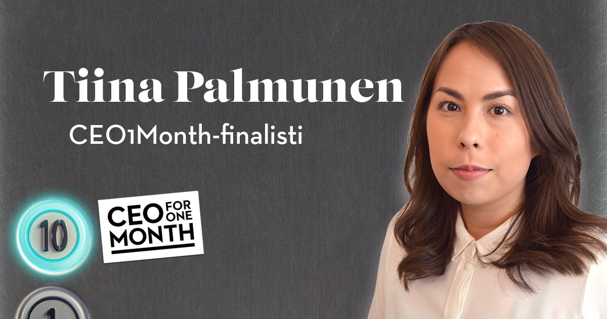 AdeccoFinland's tweet photo. Neljäs #CEO1Month-finalistimme on Tiina Palmunen! ⭐️
"Hain #kesätoimari'ksi, koska innostuin tästä ainutlaatuisesta tilaisuudesta kokea toimitusjohtajan arkea. Johtaminen on aina kiinnostanut minua. Minuun vetosivat Adeccon arvot sekä rohkeus tarjota näin jännittävää tehtävää." https://t.co/GFTEJVwHnw