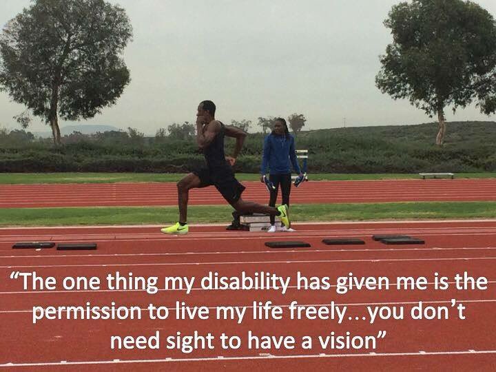 One more day until @lexgillette shares his story with the fantastic students of Ocean Air School. “You don’t need sight when you have a vision” #nametags #onerevolution #oceanairschool #oasharks