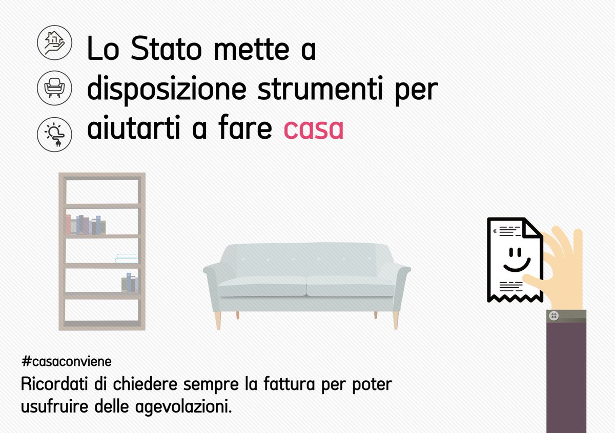MEF (@mef_gov) on Twitter photo La #casaconviene. Ricordati di chiedere sempre la #fattura per poter usufruire di tutti gli strumenti che abbiamo presentato! PS: per approfondire oltre al sito di <a href="/Palazzo_Chigi/">Palazzo_Chigi</a> c'è anche il nostro focus mef.gov.it/focus/article_… La #casaconviene. Ricordati di chiedere sempre la #fattura per poter usufruire di tutti gli strumenti che abbiamo presentato! PS: per approfondire oltre al sito di <a href="/Palazzo_Chigi/">Palazzo_Chigi</a> c'è anche il nostro focus mef.gov.it/focus/article_…