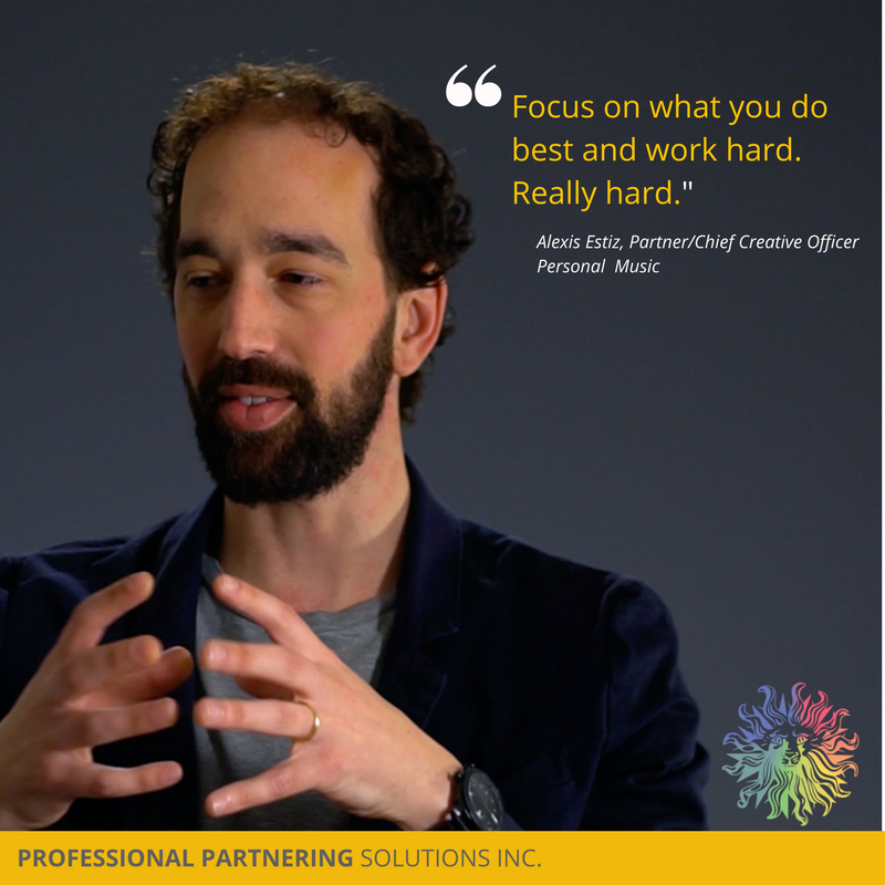 PPSCreativeSupp's tweet photo. Here is some #ThursdayThoughts from our interview with @PersonalMusicPM Cheif Creative Officer/Partner @AlexisEstiz #SmallBusiness #SmallBiz #SmallBizExpo @SaatchiNewYork @PublicisHealth https://t.co/WSCuQDBYzf
