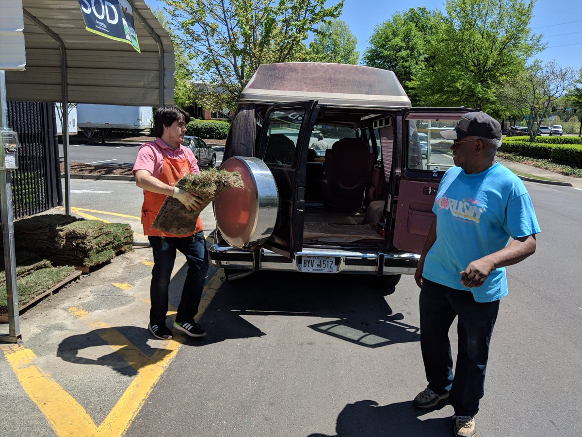 HarmonyOrangeHD's tweet photo. Pics from a few of our Southern Division stores. We are thrilled to see our SOD flying out of stores with the help of some amazing associates! #HomeDepot #GardenCenter https://t.co/gmPmlKkZ0X