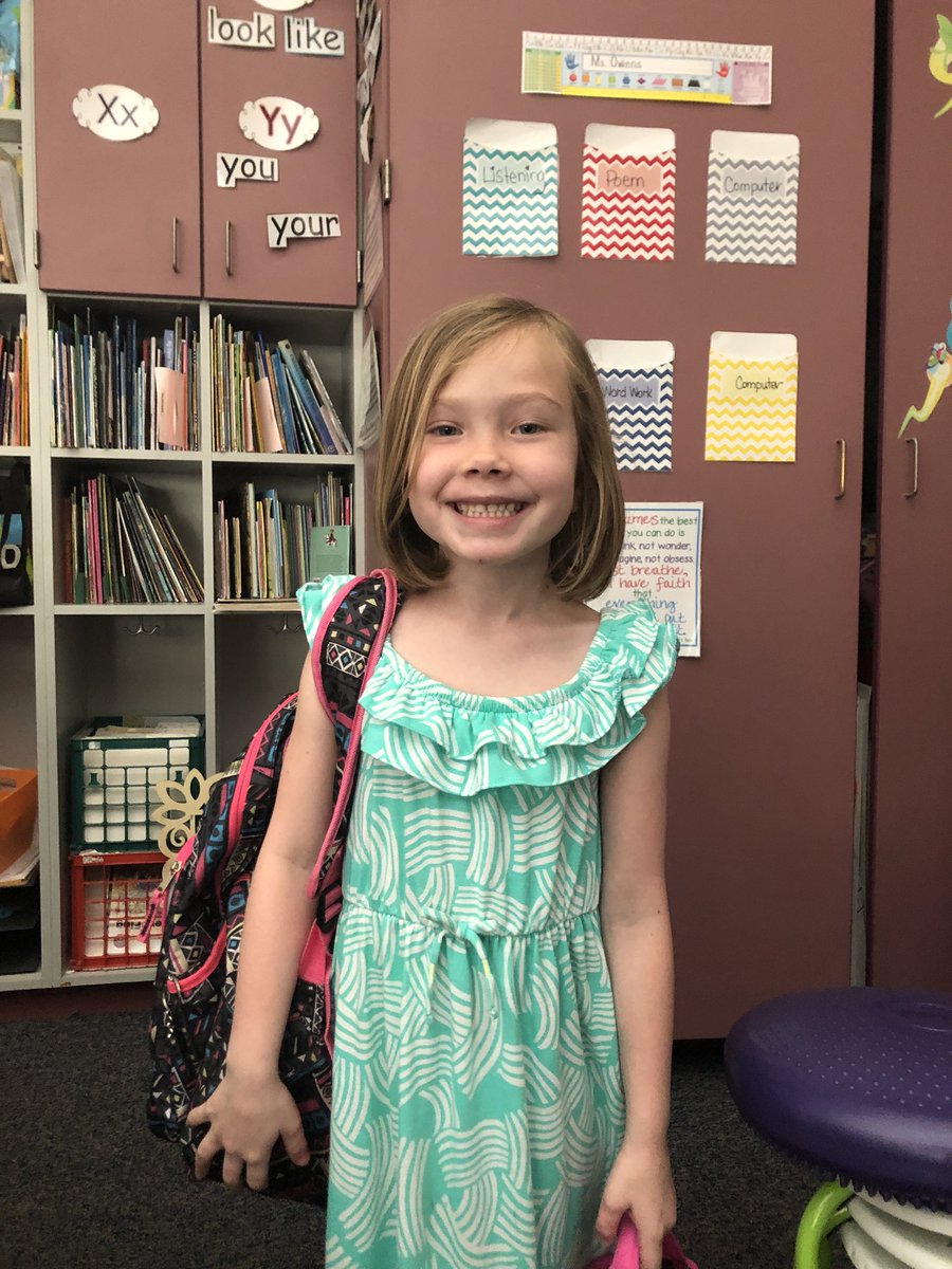 Congrats to Ellie for raising the most money out of the entire school for the Fun Run! She’s very determined. #ecessoar <a href="/EastClaytonElem/">East Clayton Elem</a> <a href="/JCPS_NC/">Johnston County Public Schools</a>
