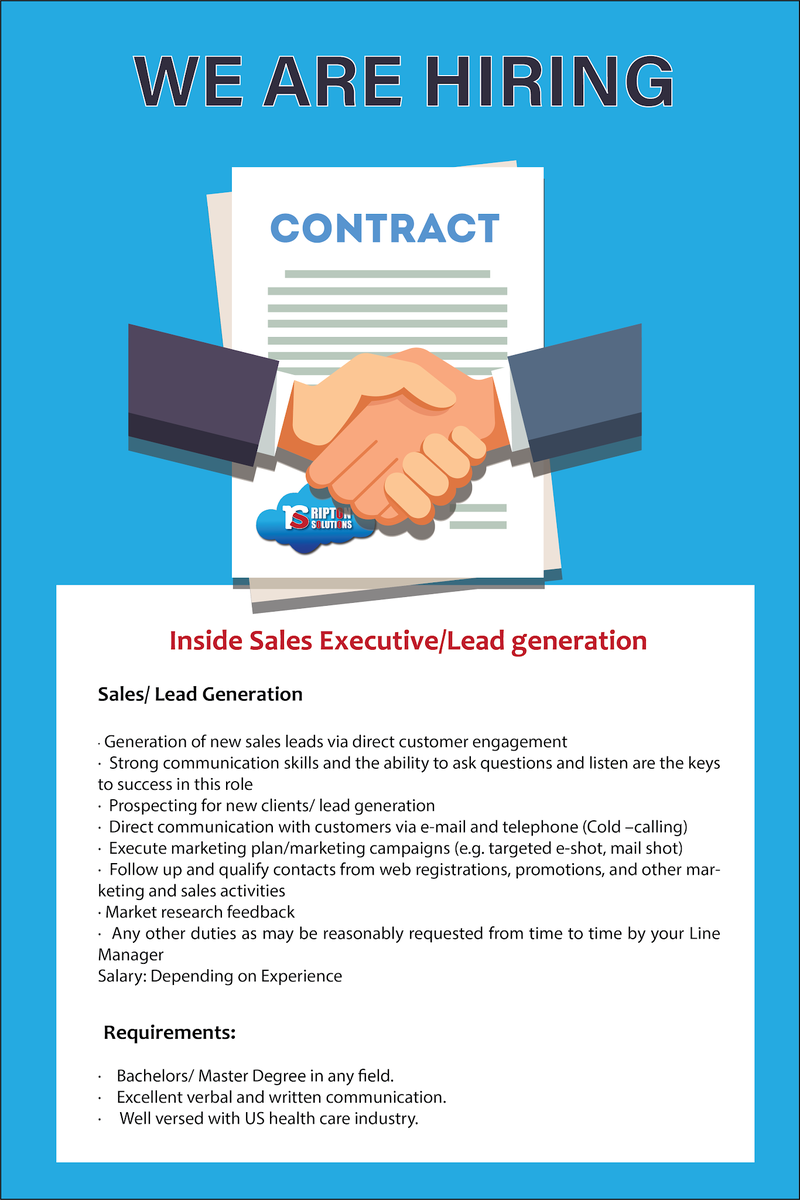 RiptonSolutions's tweet photo. WE HAVE OPENINGS!!
Hurry Up Candidates!⌛️
#RiptonSolutions #Jobs #Opening #Hiring #Sales #Executive https://t.co/OEbmDuRRfy