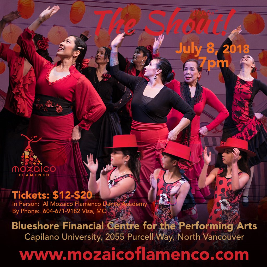 Kasandra Flamenco (@kasandralachina) on Twitter photo Mark calendars for a great #flamenco show July 8 <a href="/BlueShoreatCapU/">The BlueShore at CapU</a> #northvancouver. <a href="/MozaicoFlamenco/">Mozaico Flamenco</a> takes to the big stage & showcases #Spanish dance, classical, traditional and contemporary #Flamenco in full costume regalia. Manton, fans, castanets & bata de cola! #livemusicians Mark calendars for a great #flamenco show July 8 <a href="/BlueShoreatCapU/">The BlueShore at CapU</a> #northvancouver. <a href="/MozaicoFlamenco/">Mozaico Flamenco</a> takes to the big stage & showcases #Spanish dance, classical, traditional and contemporary #Flamenco in full costume regalia. Manton, fans, castanets & bata de cola! #livemusicians