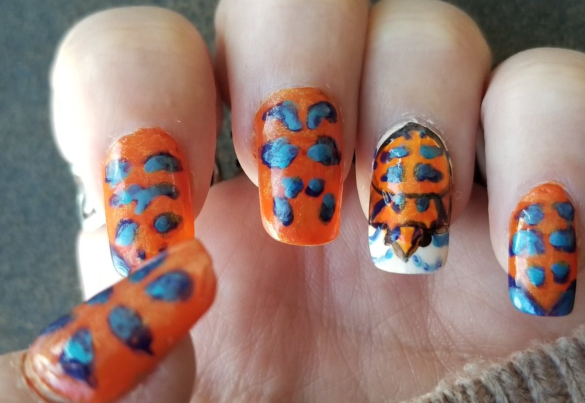 Harlequin Nail Art Halloween Style Sprinter
