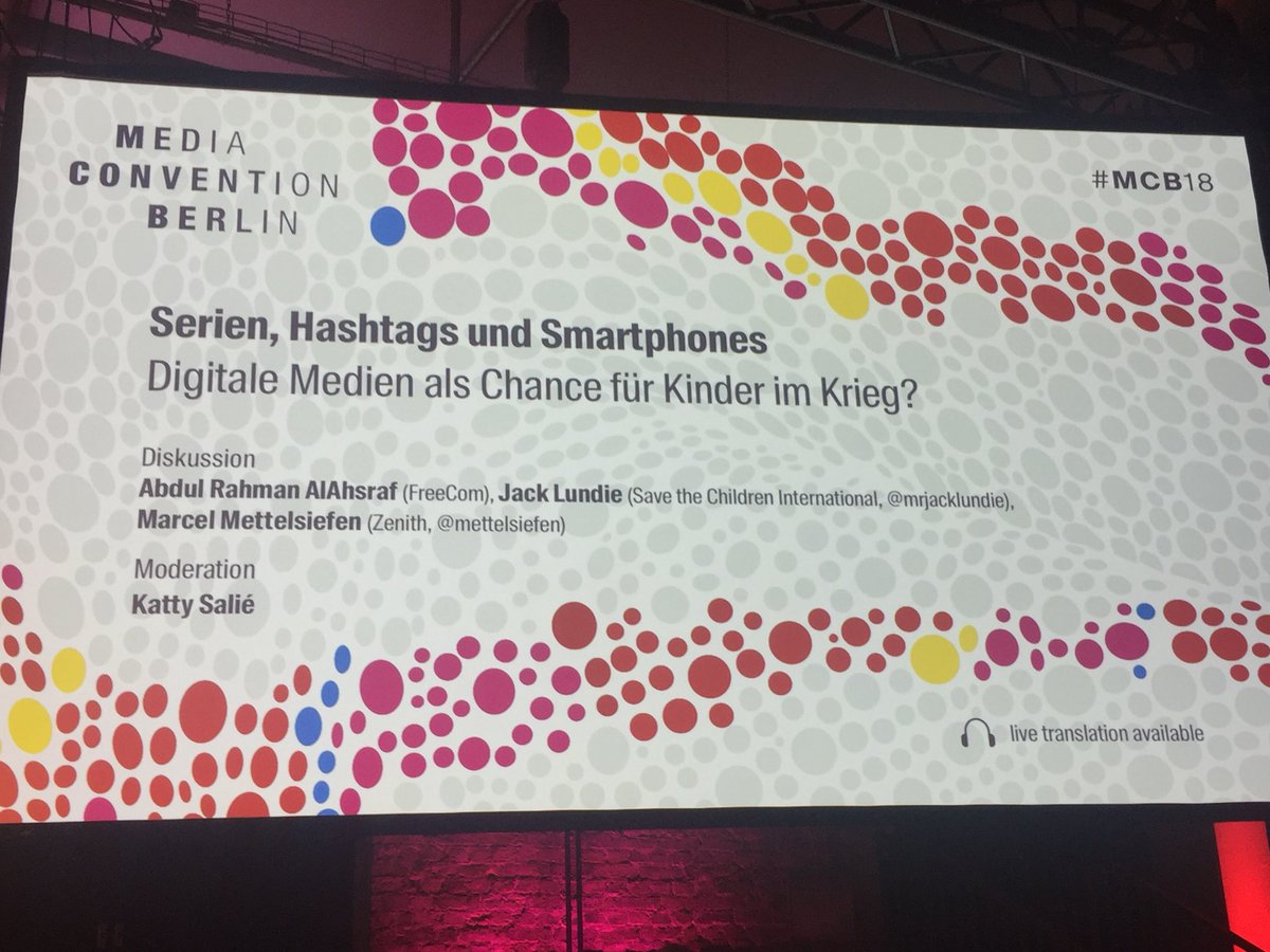 _KatMik's tweet photo. „Nicht die Bilder von leidenden Kindern sind schrecklich, sondern der Fakt, dass es sie gibt“ @mettelsiefen #mcb18 #rp18 @stc_de https://t.co/Uf1BMR77EY