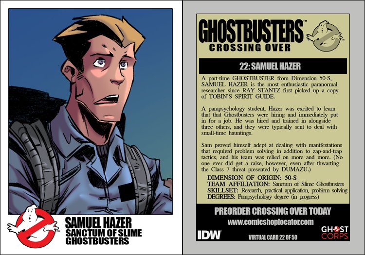 Ghostbusters: Crossing Over Virtual Trading Card Collection