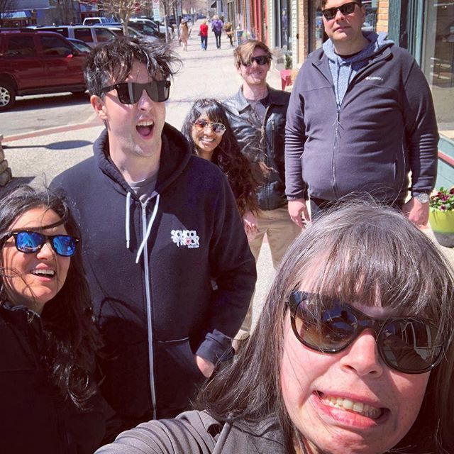 ThePunchBand's tweet photo. @thepunchband takes @boult_andy &amp;  @kahveeyah  everywhere with ya.  Last weekend we brought the Punch Party to the beautiful little town of Gand Haven, Michigan!  #roadtrip #bandfieldtrip #grandhaven #puremichigan #springlakemichigan #michigan #thepunch #secretpop #blue #imb… https://t.co/9lu6jPZ4f2