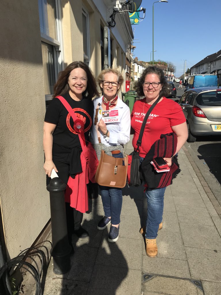 ActivistsSutton's tweet photo. It’s hot hot hot #VoteLabour3rdMay #sutton https://t.co/BB7MW6solc