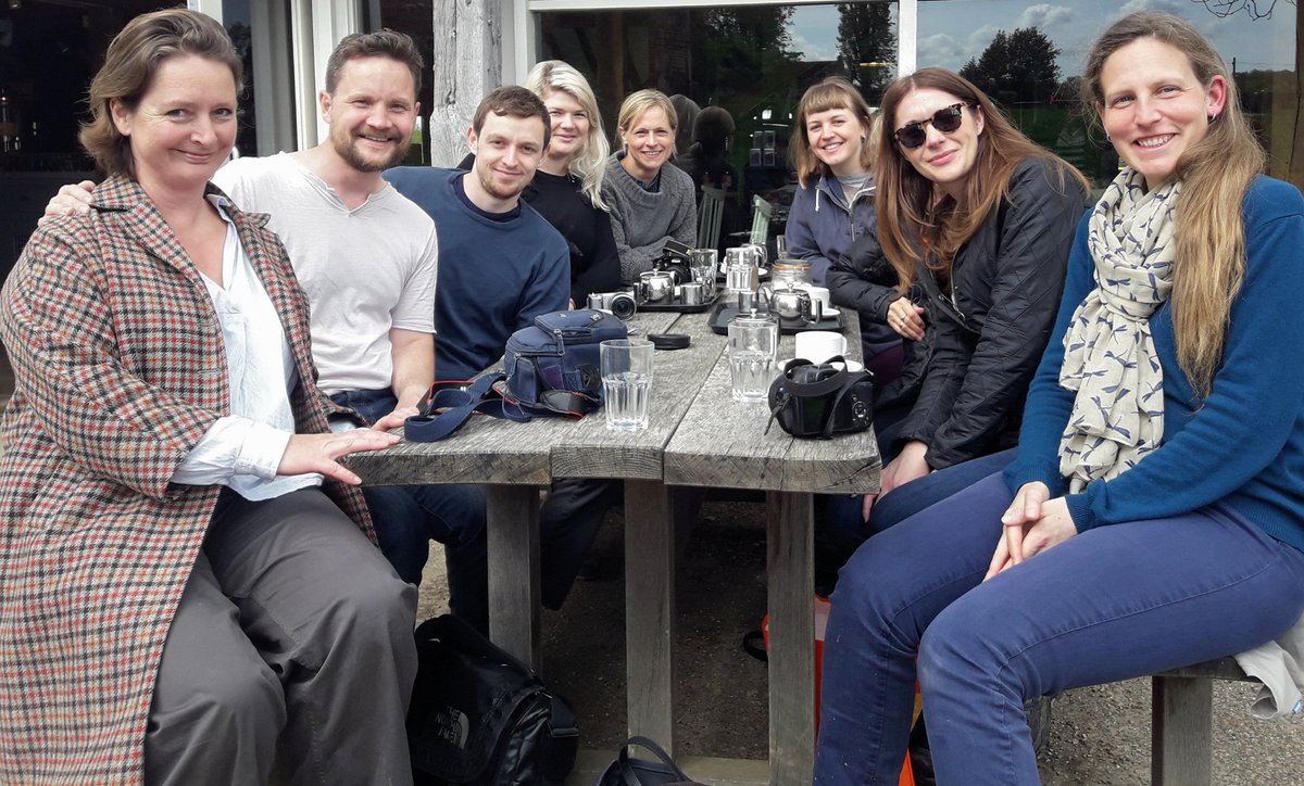 troyatsiss's tweet photo. @ArneMaynard design team enjoying an away day @SissinghurstNT. Thanks for coming and great to see you all https://t.co/DQ3IaApS9h