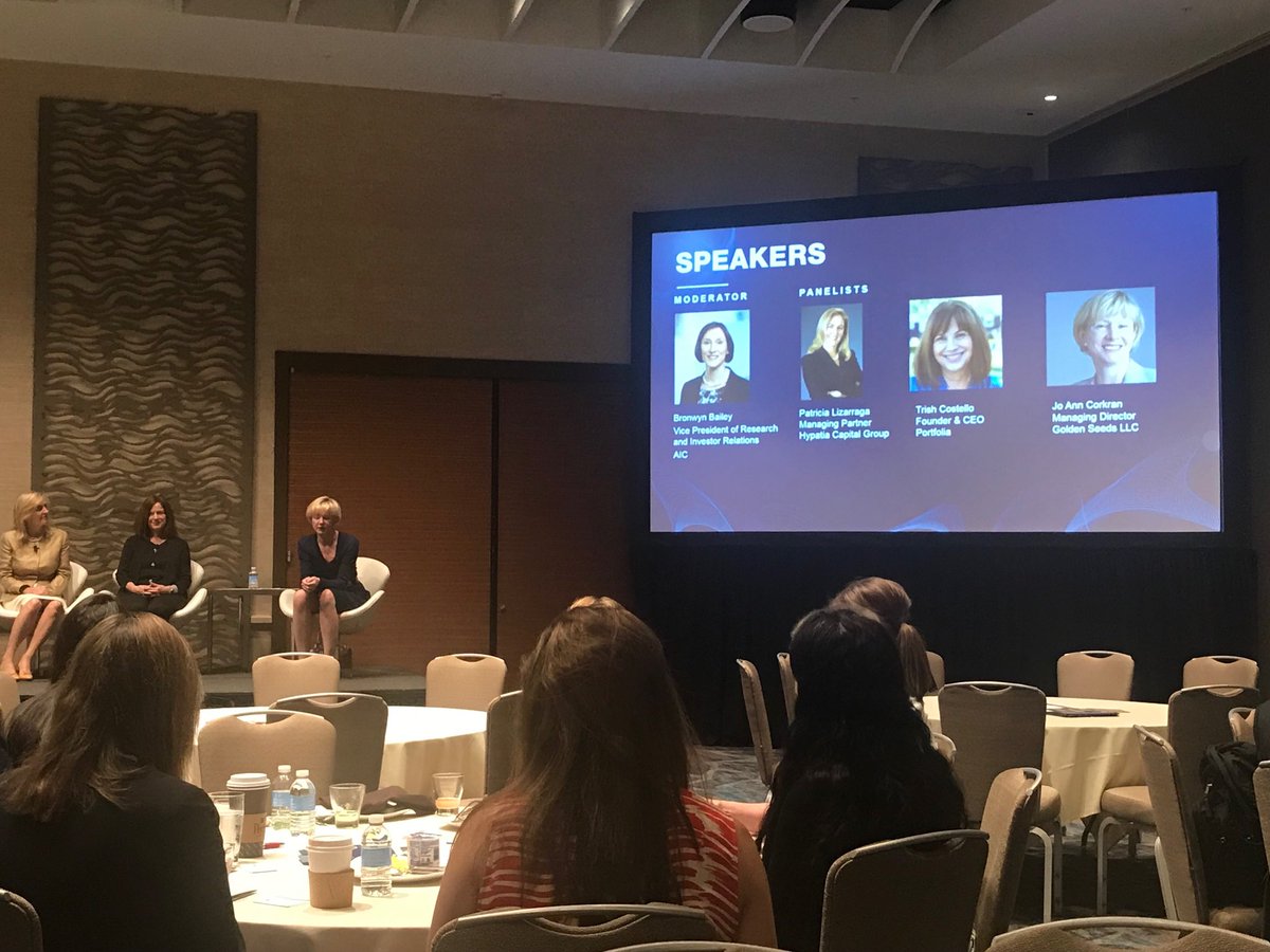 Incredible panel @acgintergrowth #womeninpe funding #omeninbiz