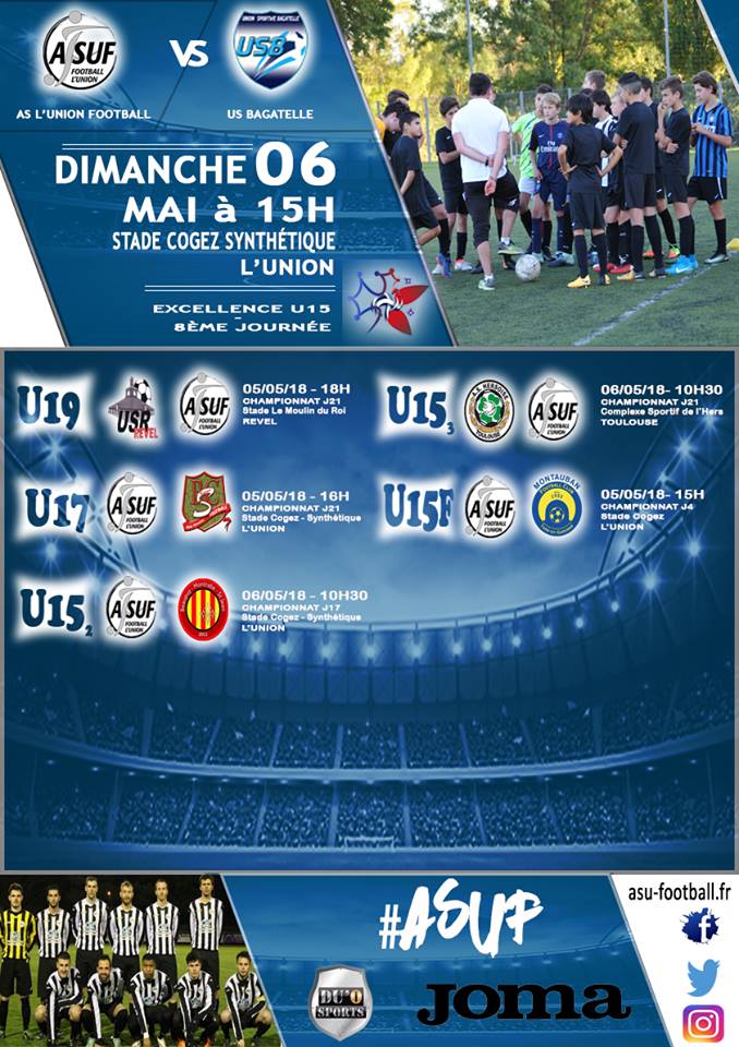 ASLUNION_Foot's tweet photo. Pour cette semaine, on profite du repos mérité de nos équipes séniors pour mettre en avant notre équipe U15(1), toujours en course dans son championnat.
#ASUF https://t.co/D8k3voTial