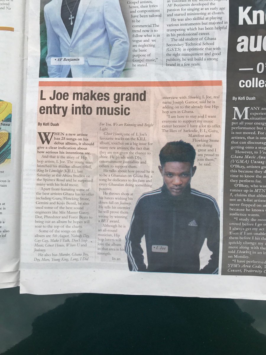 Macleanakoto5's tweet photo. GO GET @GraphicShowbiz nd read more about @LyricalJoelj .. #KillTheLp https://t.co/rLDzWsO1Bk