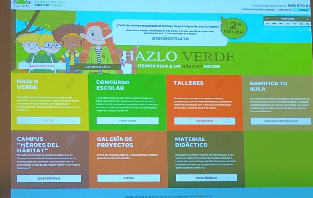 maytedlaiglesia's tweet photo. Seguimos la jornada de #planetaresponsable con el programa #somoslaraiz creado por @leroymerlin en el que 200k niños han creado un manifiesto de concienciación y acciones para mejorar el planeta.Por cierto,estáis todos invitados a uniros al proyecto con vuestras activaciones. https://t.co/HDRn3c2SmL