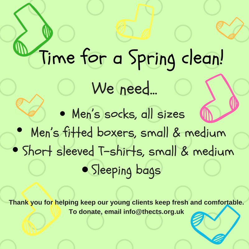 thectsbrighton's tweet photo. Can you help? 
If you have new/good condition items and are able to deliver, please let us know at info@thects.org.uk
#thankyou #donate #homelessness #youngpeople https://t.co/GtSTyEmuZ9