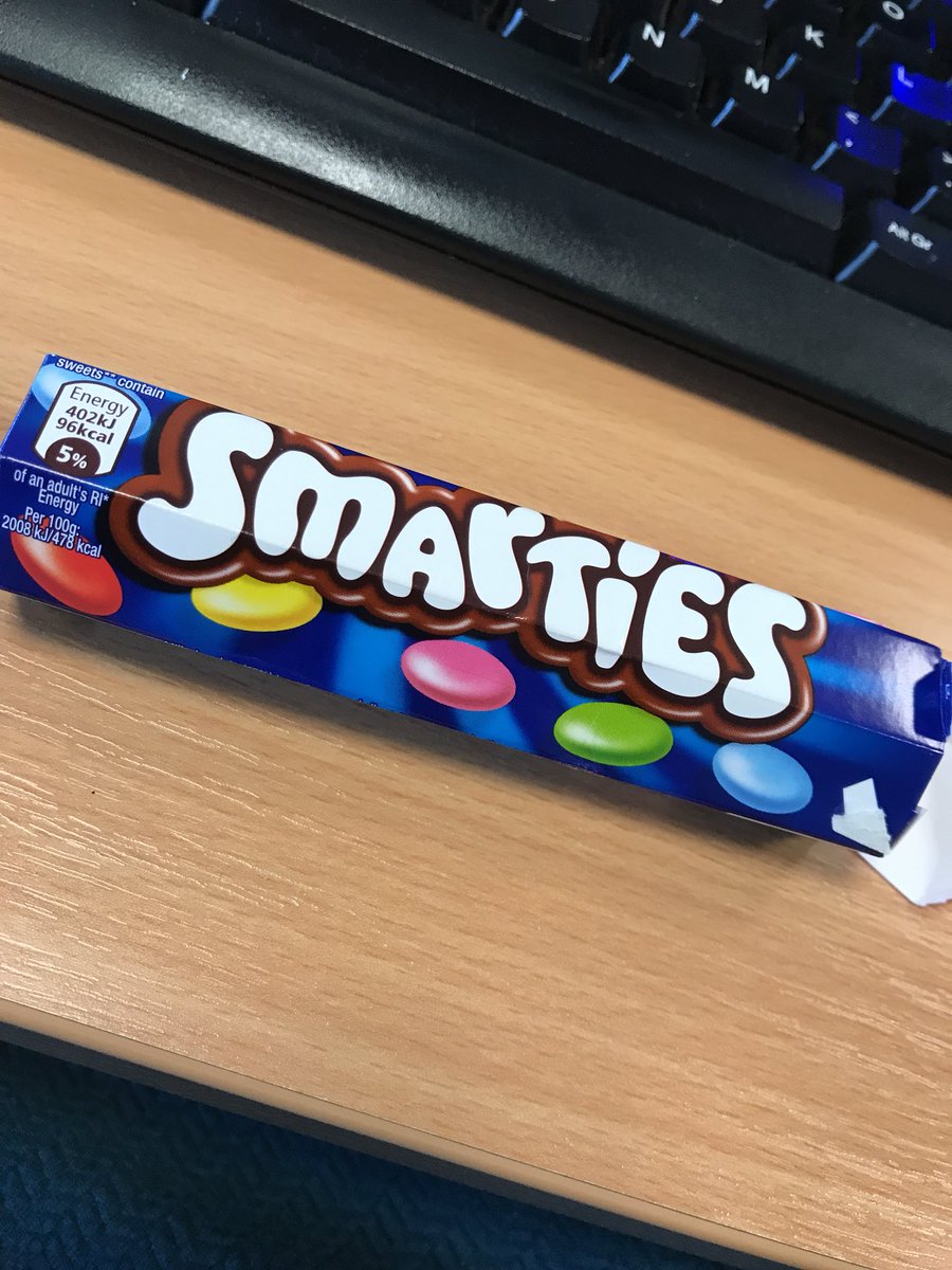 Cooper_KT's tweet photo. Best bit about running a training course? Left over smarties! Oh and being about to show off the mad presenting skills of @PaulGCornish and @Heather_Lampard as two examples of presenters with distinct and engaging personal styles! #scicomm #training https://t.co/yu9SBCPhEA