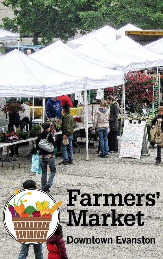 Headed to <a href="/EvanstonMarkets/">EvanstonMarkets</a> this weekend? Let your friends know you're there with the Downtown Evanston Farmers' Market <a href="/Snapchat/">Snapchat</a> filter!
