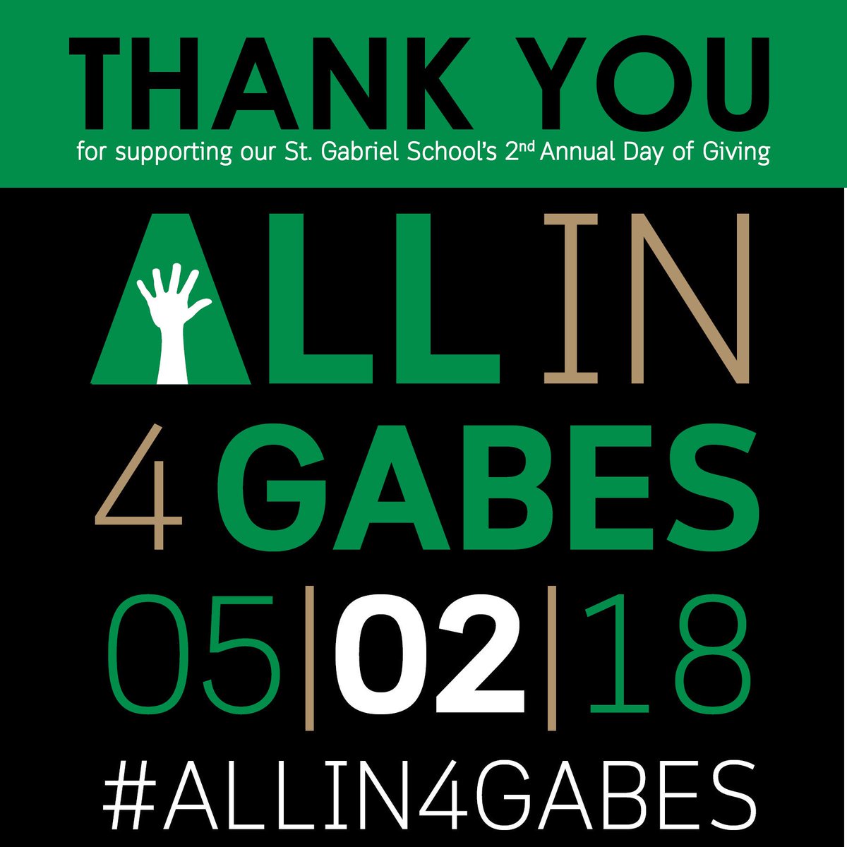 Thank You❤️

Watch for additional information in the days to come about the success of Our 2nd Annual Day of Giving!