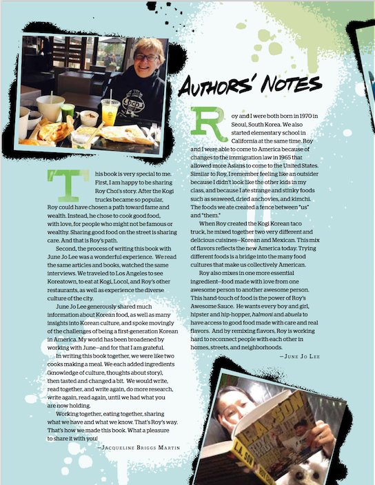 ReadersToEaters's tweet photo. May is #AsianAmericanHeritageMonth. #GoodRead: #ChefRoyChoiAndTheStreetFoodRemix. See coauthor @junejolee's #ImmigrantStory similar2 the #chef https://t.co/zFThjlQG5s #FoodCulture #FoodHeroes #FoodTruck #KoreanAmerican #SeibertAwardHonor #ALANotable #TBABks @CCBCwisc @ala_apala https://t.co/gkZCoh6ago