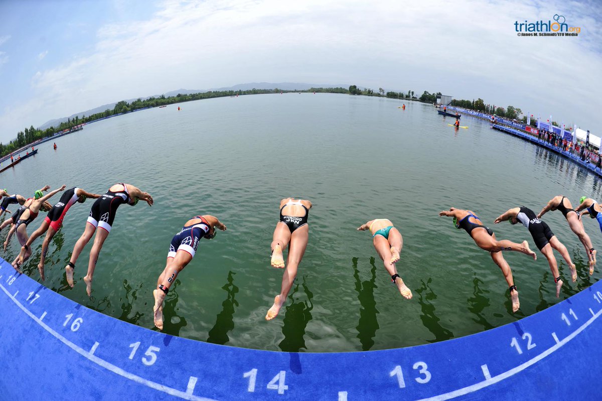 Exciting multi-stage triathlon this weekend in #ChengduWC! 

Elites will compete in a semi-final race that will determine an A&amp;B Final!