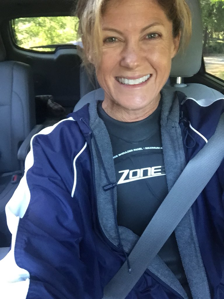 So I drove my kids to school wearing my wetsuit. Had to get a quick OW swim in (alone) and can’t zip the suit by myself... so got the kids to help before school. 🤪 <a href="/Zone3US/">Zone3 US</a> #zone3us #racezone3 #SWIMbikerun