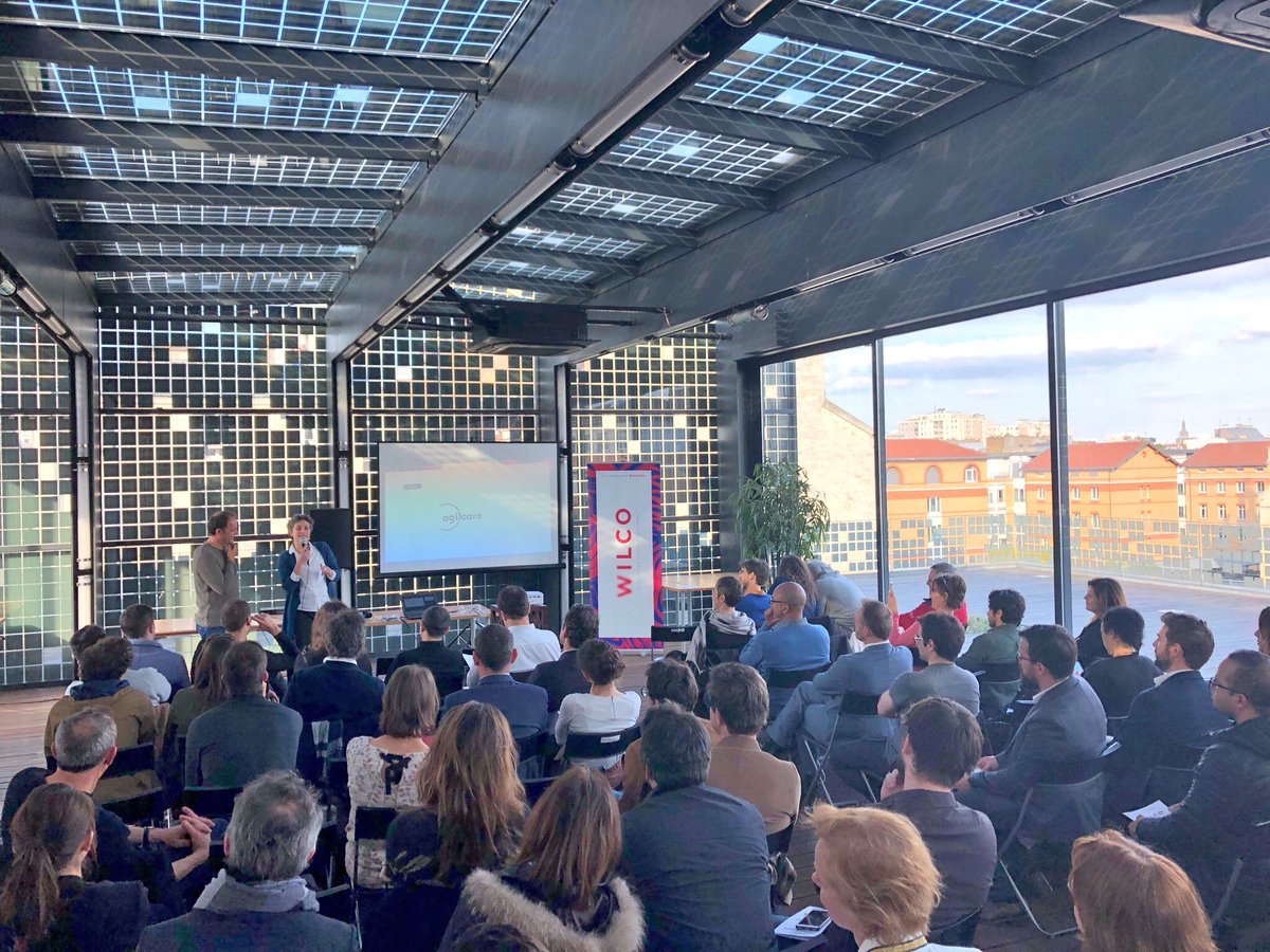 WILCO_startup's tweet photo. Début du concours de pitch avec @agilcare #Wilconnect #Healthcare https://t.co/ooa8UQK33K