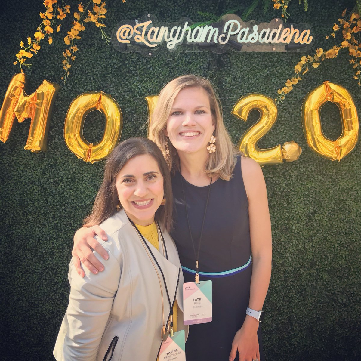 yasinem's tweet photo. Can’t wait for our how to session on fundraising! RT @GoBabyPage: Best conference #mom2summit! @LanghamPasadena is a fantastic venue! @katiejey and @yasinem @GoBabyPage cofounders! https://t.co/yy1LJdWHNK