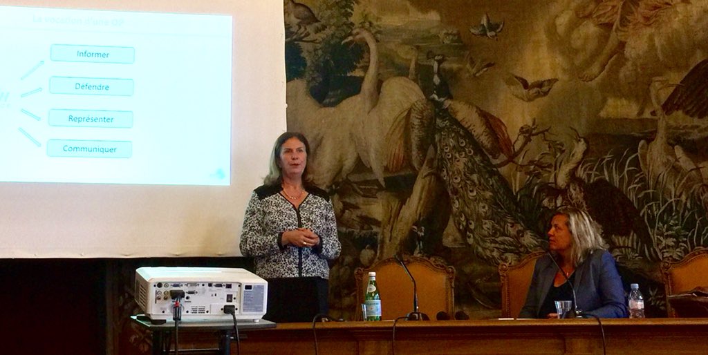 LH_Pagnat's tweet image. #Conference « Le rôle des organisations professionnelles dans le développement de la esanté » avec Armelle Graciet du @Snitem &amp;amp; @lydiamorlet de @Instidroitsante ~ 🗂💊⚖️📝 #esante #SIS #SystèmeInformation #telesante #telemedecine ~ #entretiens #droit #sante