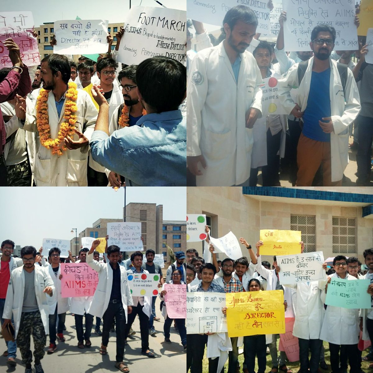 Sandeep59466433's tweet photo. #AIIMSbhopal #enlightenedcrowd #inneedofdirector #toshedaway #darkestclouds #lettheauthorityknow #wewontquit #nomorefakepromises
@PMOIndia @narendramodi @JPNadda @TOIIndiaNews @indiatvnews @NITIAayog 
@PrakashJavdekar @Lokmat @CNNnews18 @abpnewshindi https://t.co/nY4Xx8V8T6