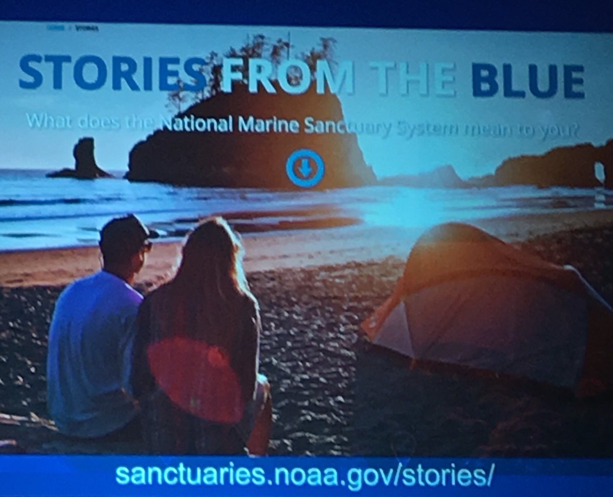 CANaturalist's tweet photo. Enjoying hearing about the #earthisblue campaign from @sanctuaries- check it out naturalists! It is heartening to see the recent influx of storytelling campaigns highlighting why earth is worthy of our stewardship efforts! #InterpTech2018 #calnat https://t.co/5HmMgTbpiG