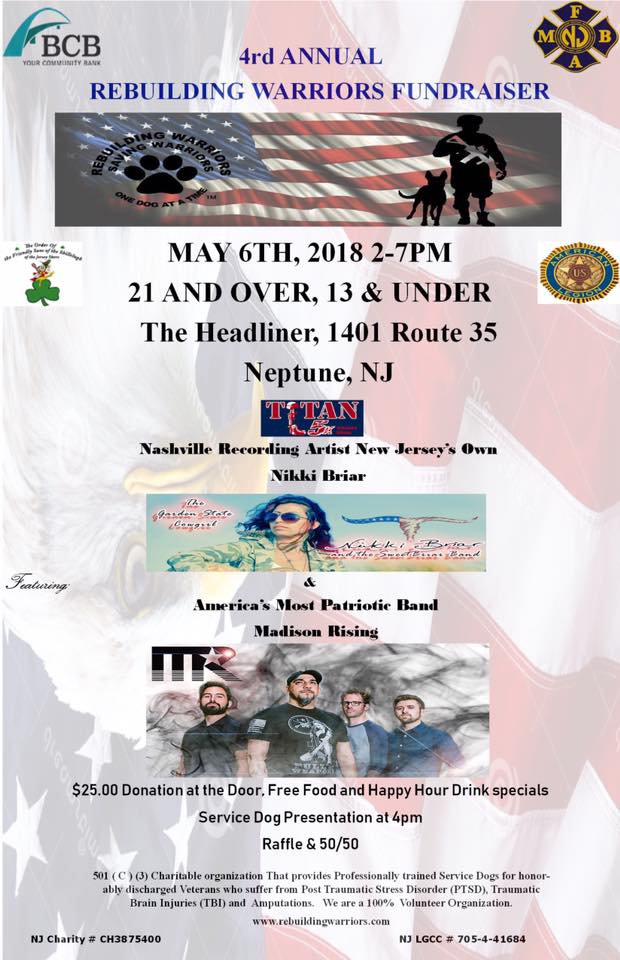 BCB_Bank's tweet photo. BCB is a main sponsor this weekend for the Annual Rebuilding Warriors Fundraiser. Come out and support our warriors! We hope to see you all there! #BankWithBCB #YourCommunityBank #CommunityStrong #RebuildingWarriors #Headliner #Fundraiser #BCBCommunityBank #NJIsntBoring https://t.co/FnyNHFs0v7