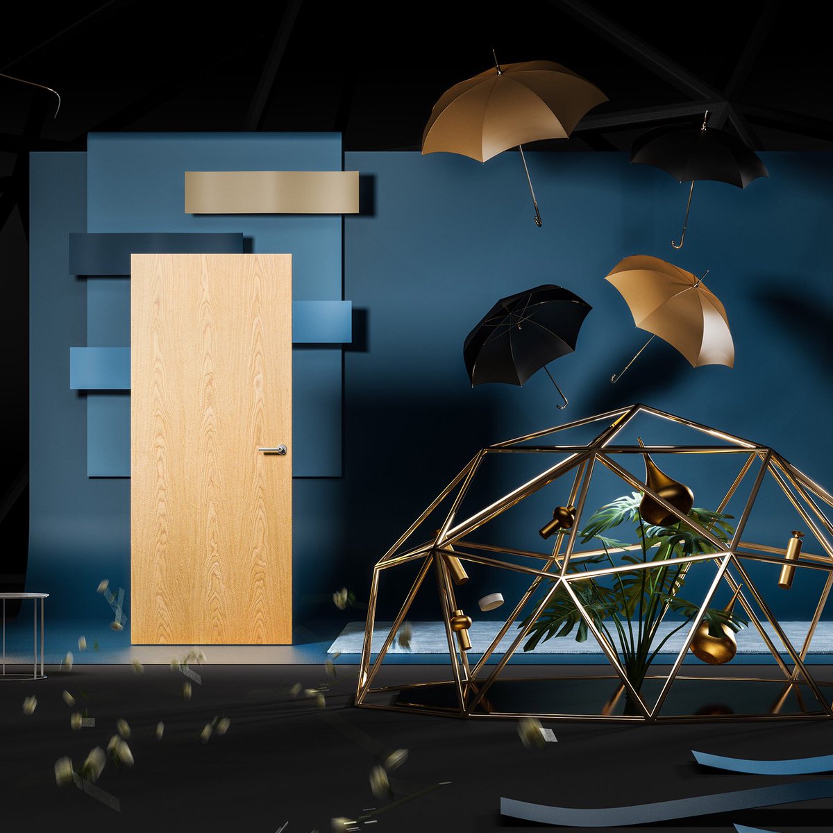 How did we help a premium door manufacturer stand out in an industry drowning in convention? Easy. Find out more at uniform.net <a href="/uniform_design/">chris harris</a> 

#originality #original #interior #design #interiordesign #inspiration #creative #doors #props #furniture