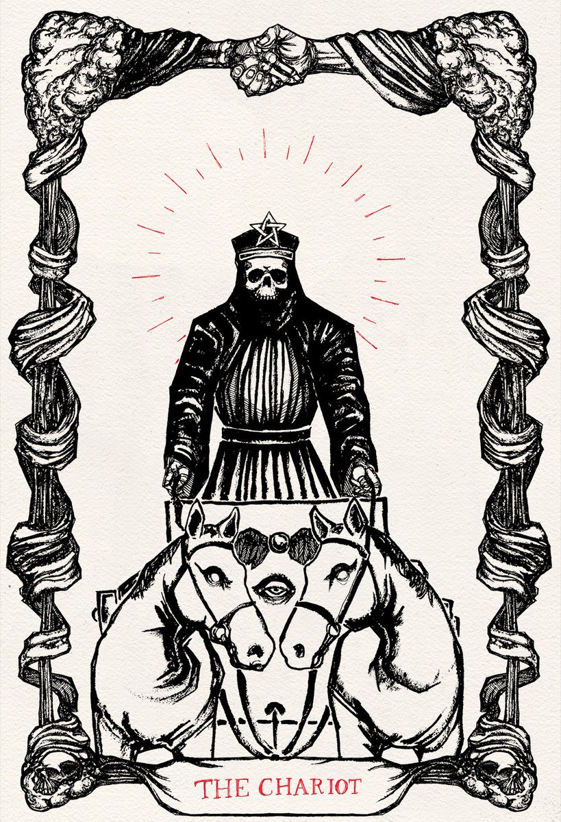 Just finished inking the Chariot! ❤️?
#art #drawing #illustration #ink #occult