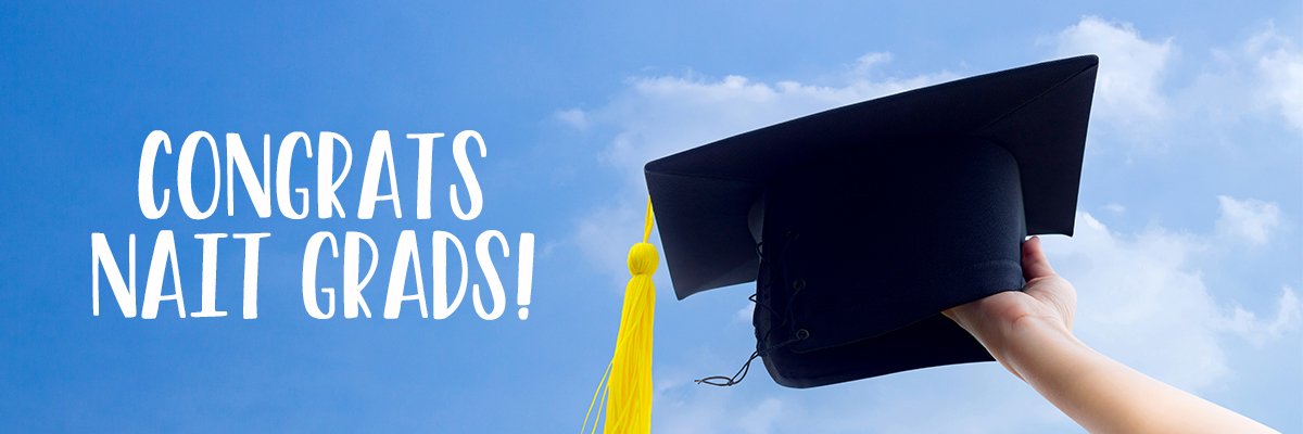 NAITSA's tweet photo. To all the NAIT students graduating this year semester, CONGRATULATIONS!!! You did it! #OnceAnOokAlwaysAnOok #OokForLife #NAITGrad #Grad2018 #yeg #NAIT #NAITSA https://t.co/w125MzyZNg