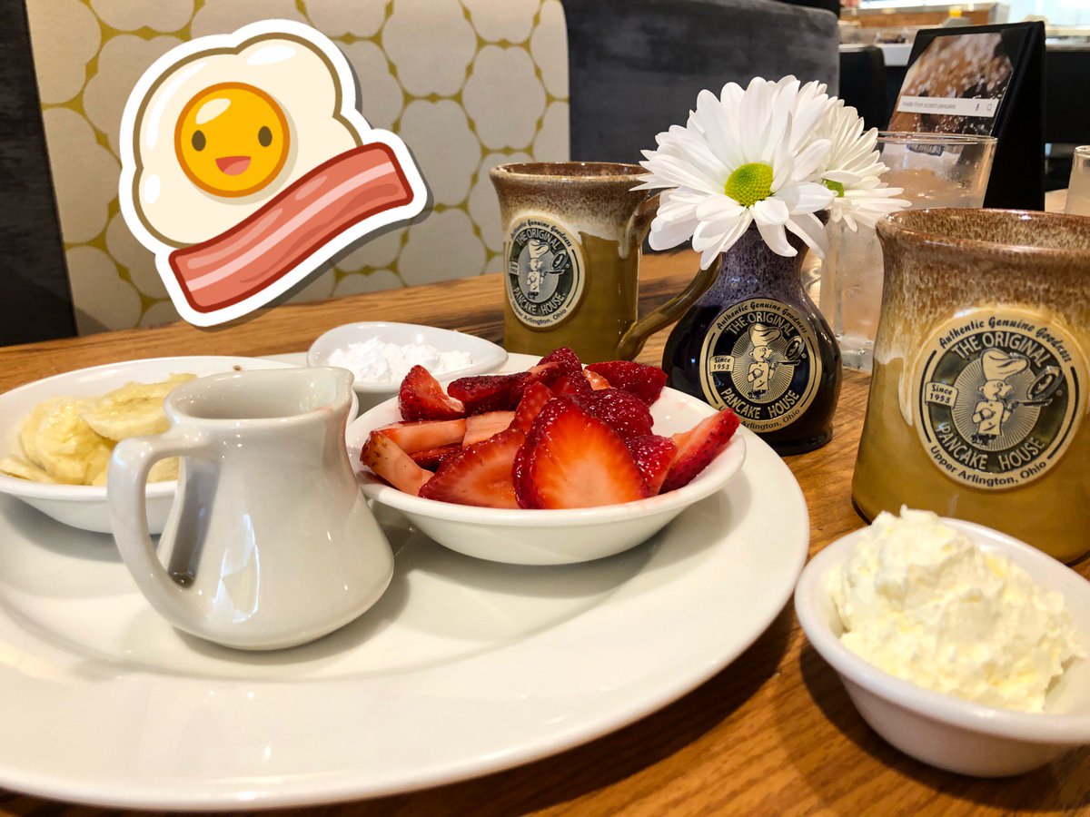 Happy Anniversary, Mercedes. Here’s to next year. 😘❤️ (@ The Original Pancake House in Upper Arlington, OH) swarmapp.com/c/24tpbYdBtyl