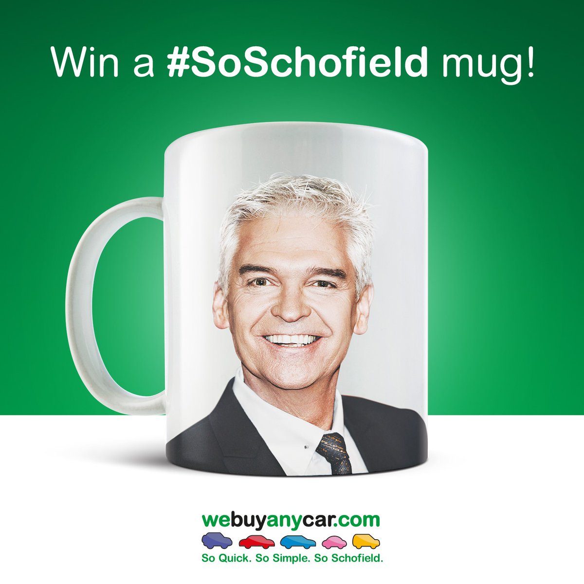 ClaireWoods137's tweet photo. @webuyanycar @Schofe Woo-hoo I won an #SoSchofield Mug from @webuyanycar . Best thing I have ever won! Over the moon to have won! π https://t.co/U40RCjNHHf